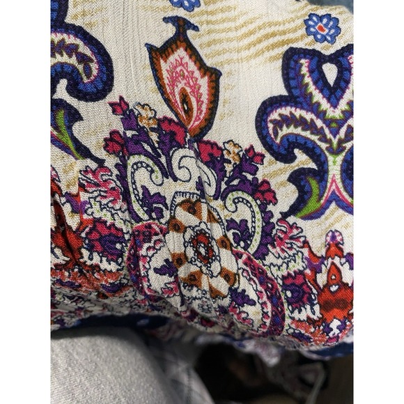 Bila Maxi Sundress Women Med Colorful BOHO Hippie Rayon Elastic V Neck India - Picture 6 of 7